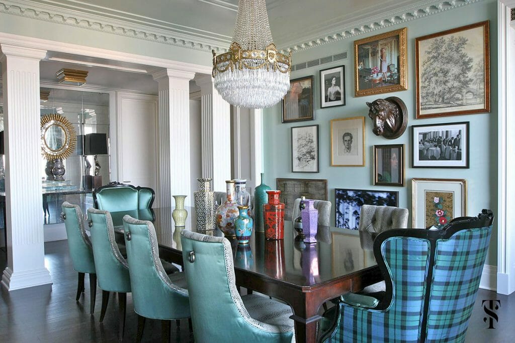 Top Chicago Interior Designers Summer Thornton Dining Room 1024x683 