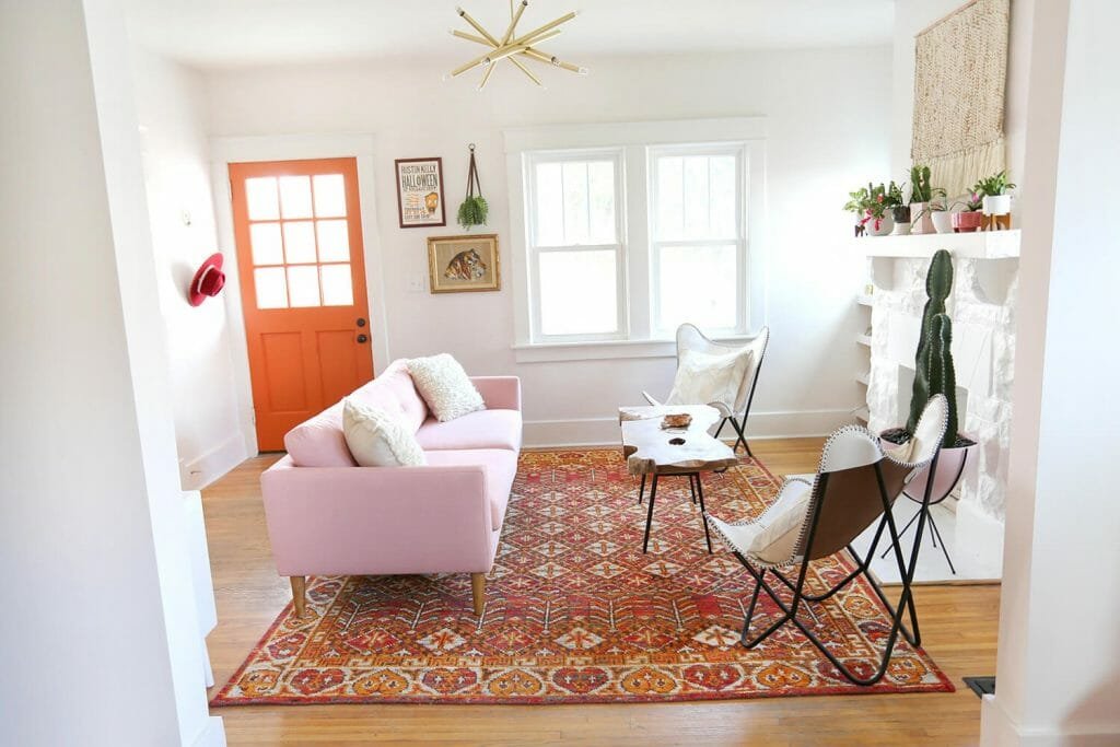 How to Incorporate Pink Decor into your home bold piece