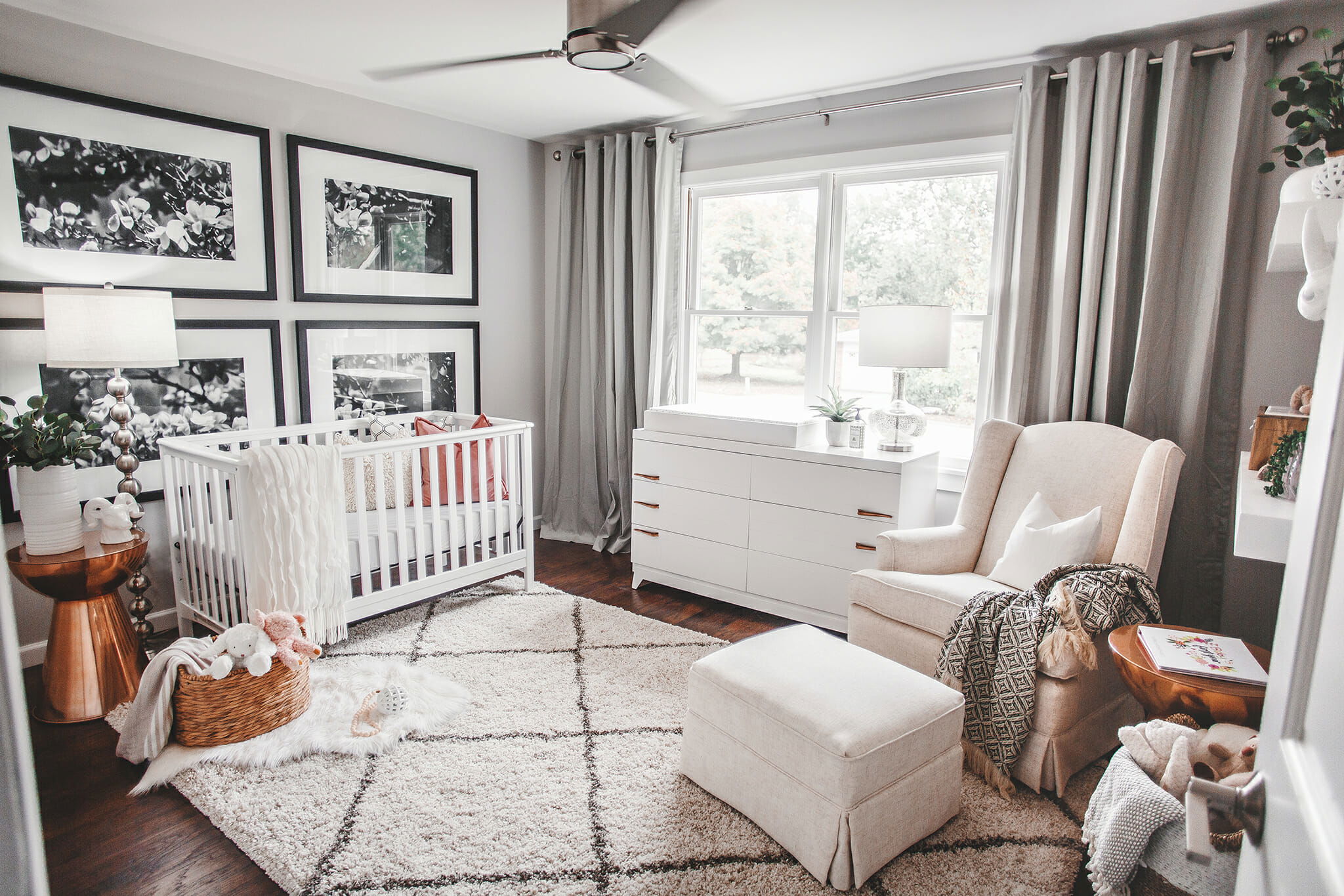 nursery in living room