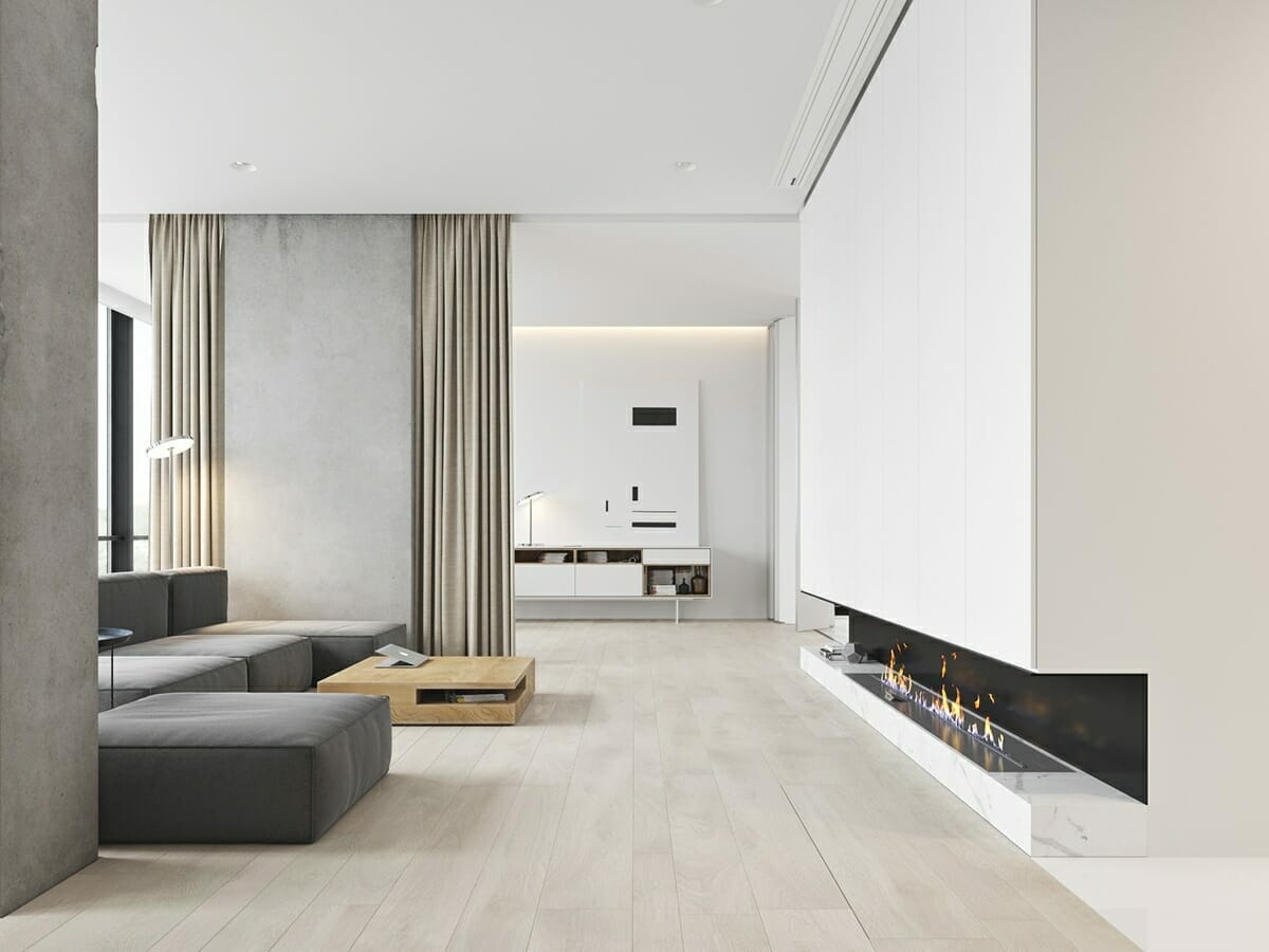 minimal living room design 