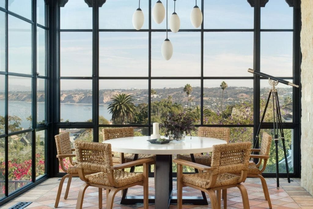 Luxe Dining Area By Interior Designs In San Diego 1024x683 