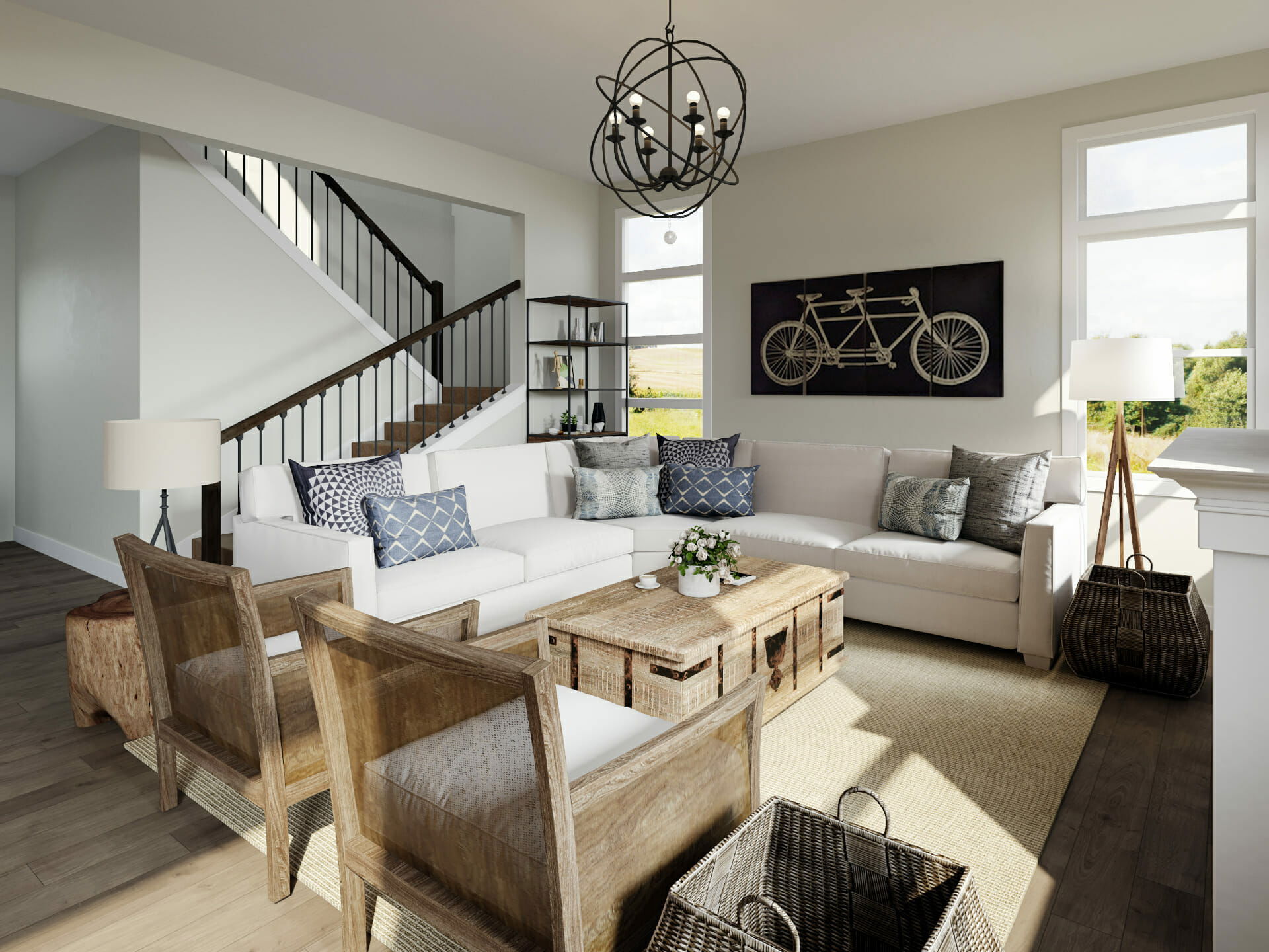 Farmhouse Interior Design What You Need To Know To Achieve The chic-modern-farmhouse-style-in-mill-valley-california