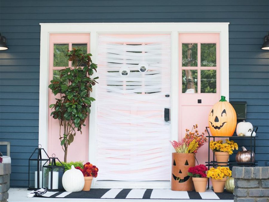 halloween home decor 2019 mummy door