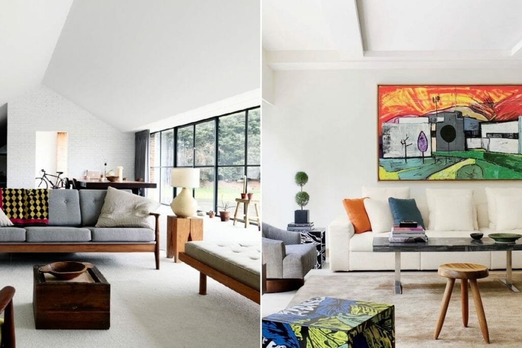 contemporary interior design style living room