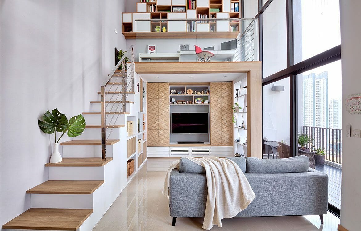 small living room loft ideas