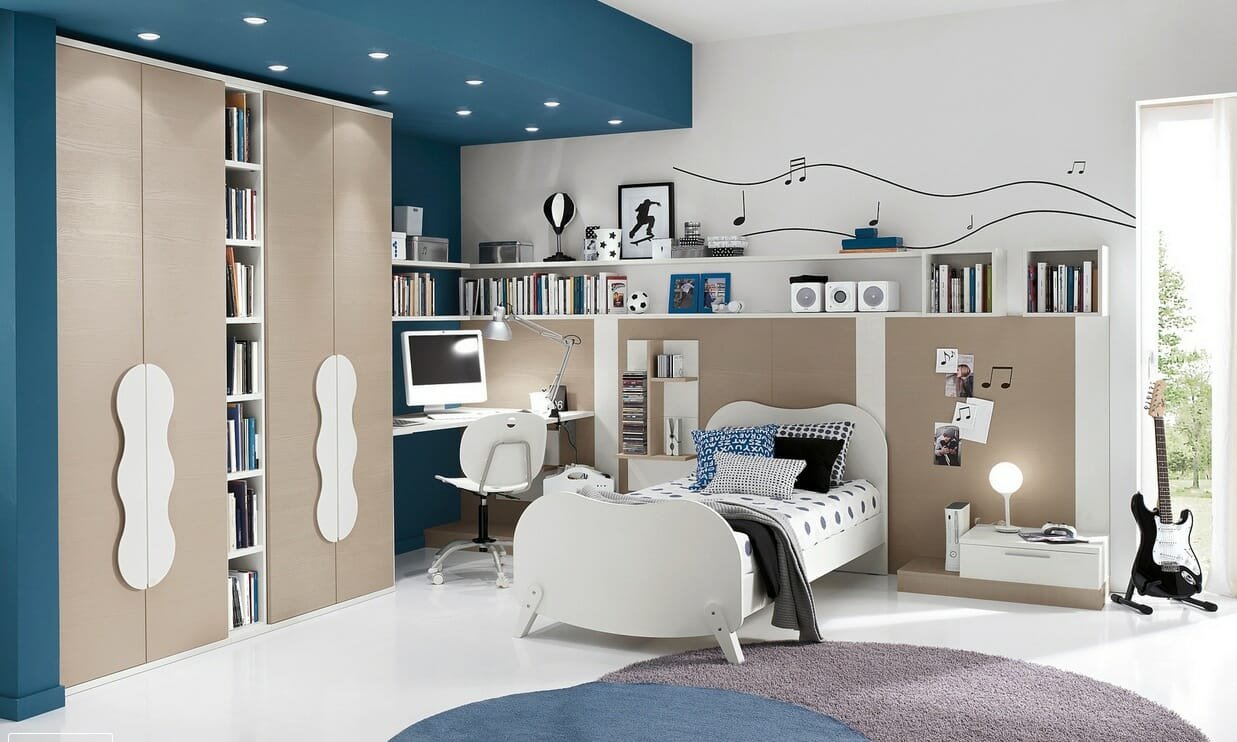 modern kids bedroom interior design