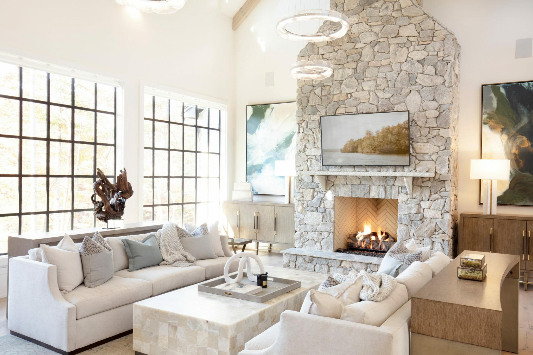 Awkward Living Room Layout Ideas With Fireplace