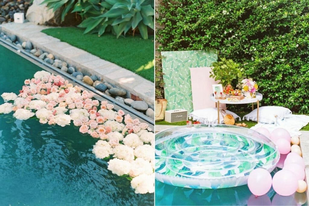 decorating ideas around the pool