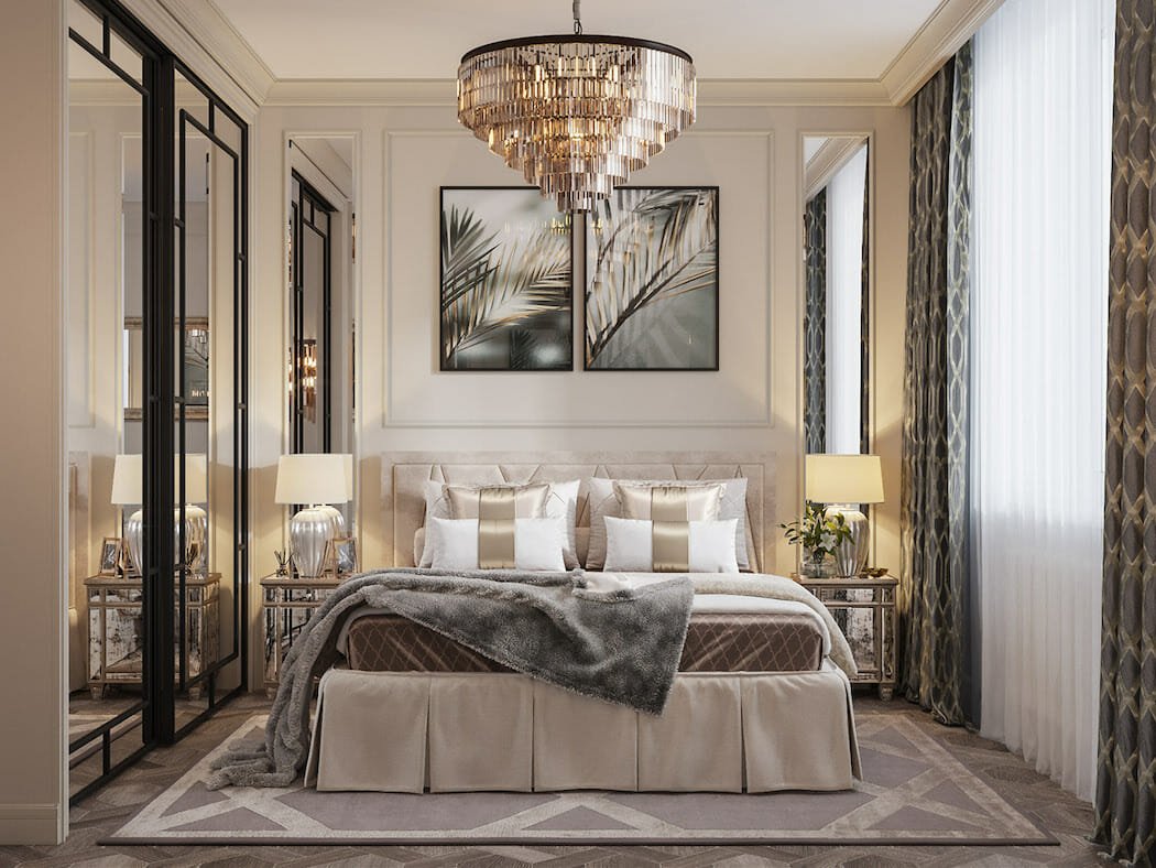 How can I make my bedroom luxurious