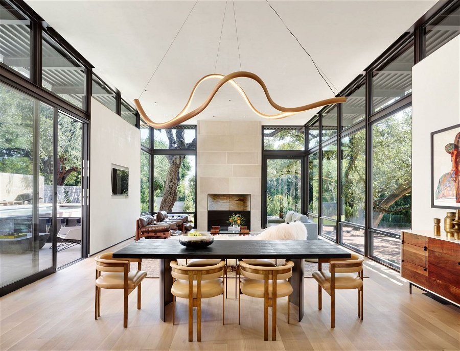 Modern living room by one pf the top San Antonio interior designers