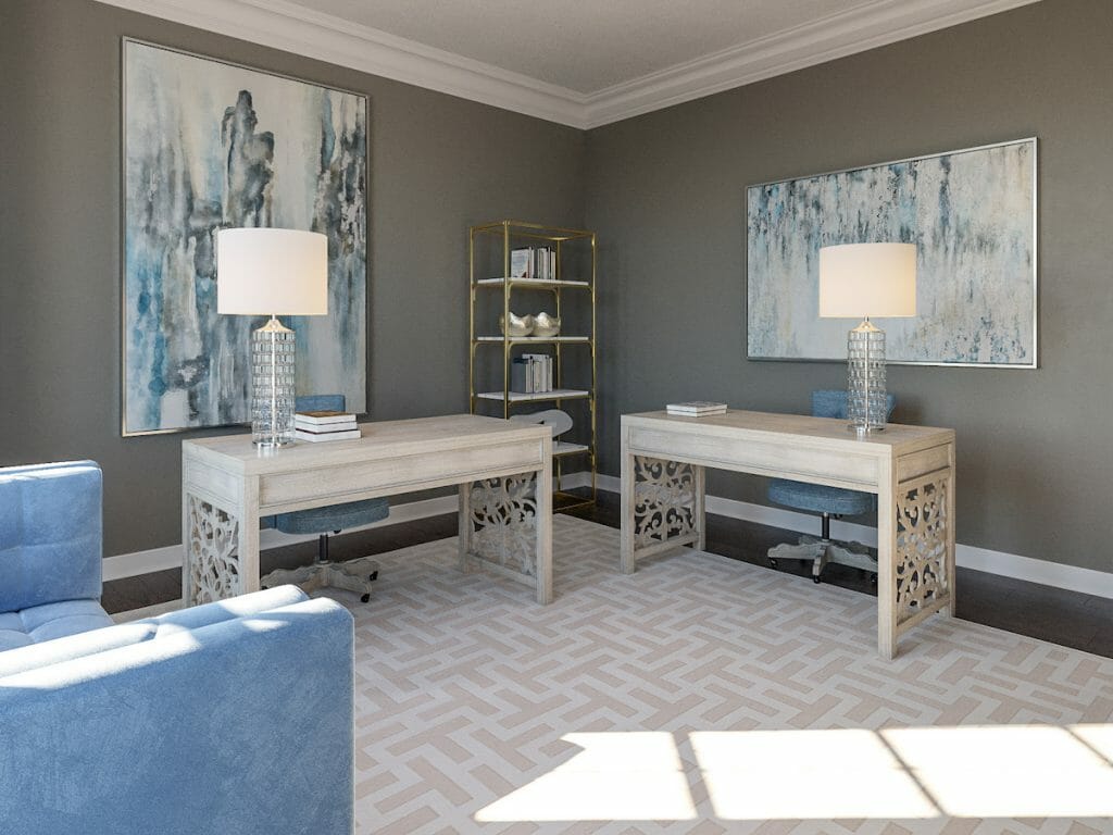 Before & After: Transitional Style Home Interior Design | Decorilla