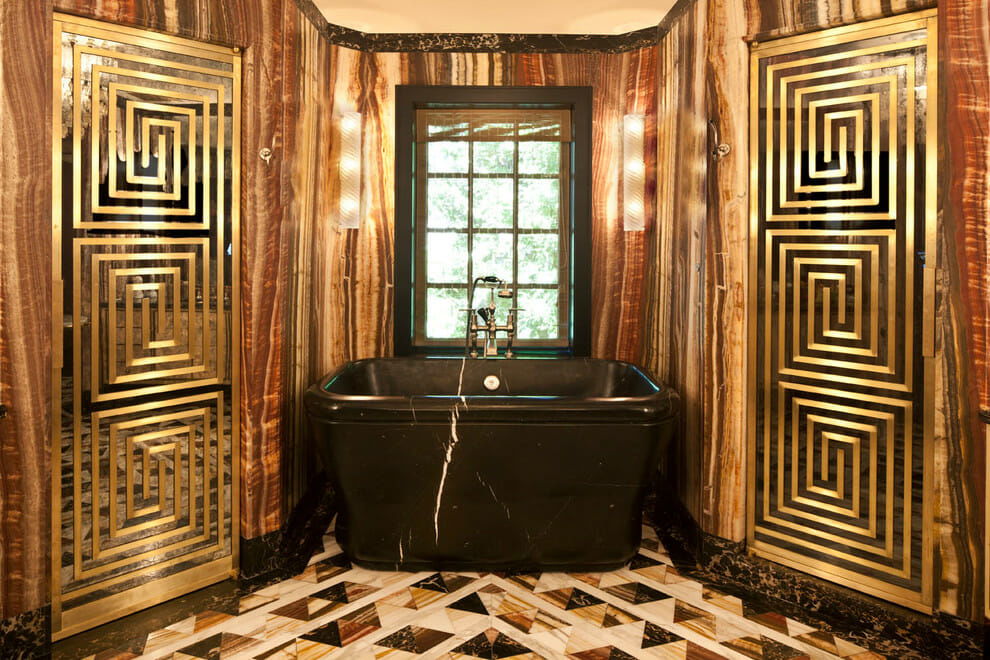 Kelly Wearstler bathroom interior decoration