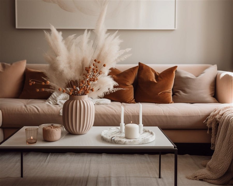 Decorate for thanksgiving with neutrals