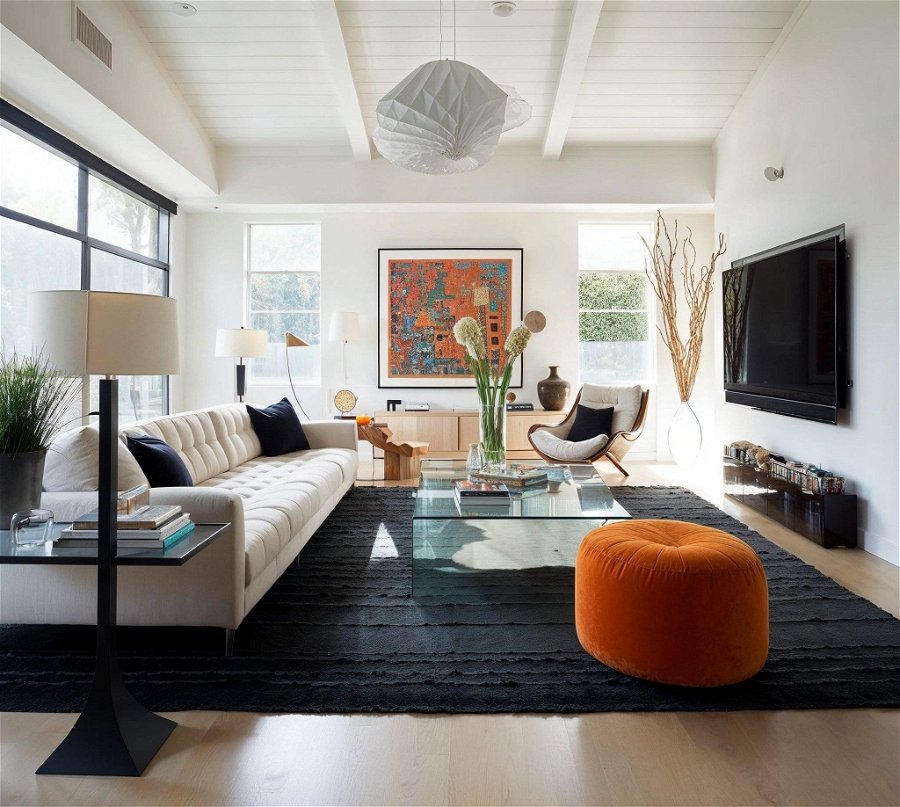 Decorilla virtual interior designer boho living room result