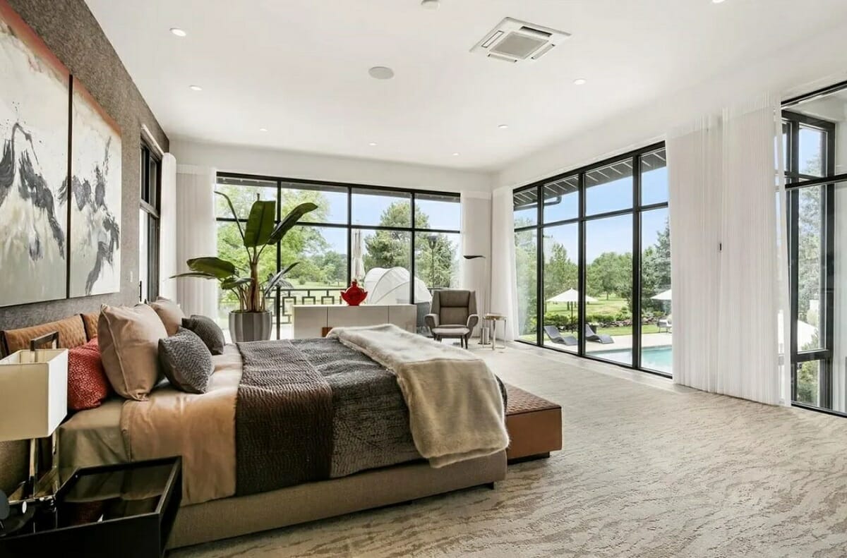 Before & After: Custom High-End Bedroom Design by interior decorators in Irvine, California