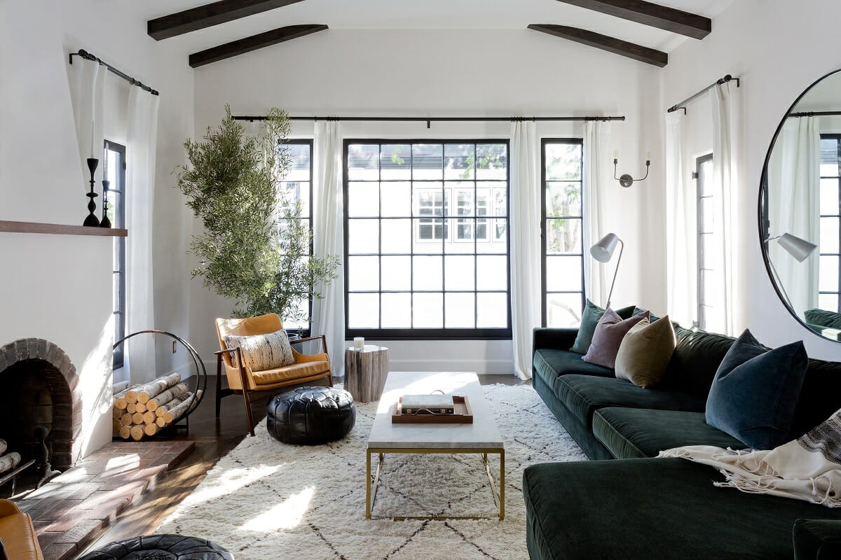 Before & After: Eclectic Design Style Family Home  by affordable Palo Alto interior decorators