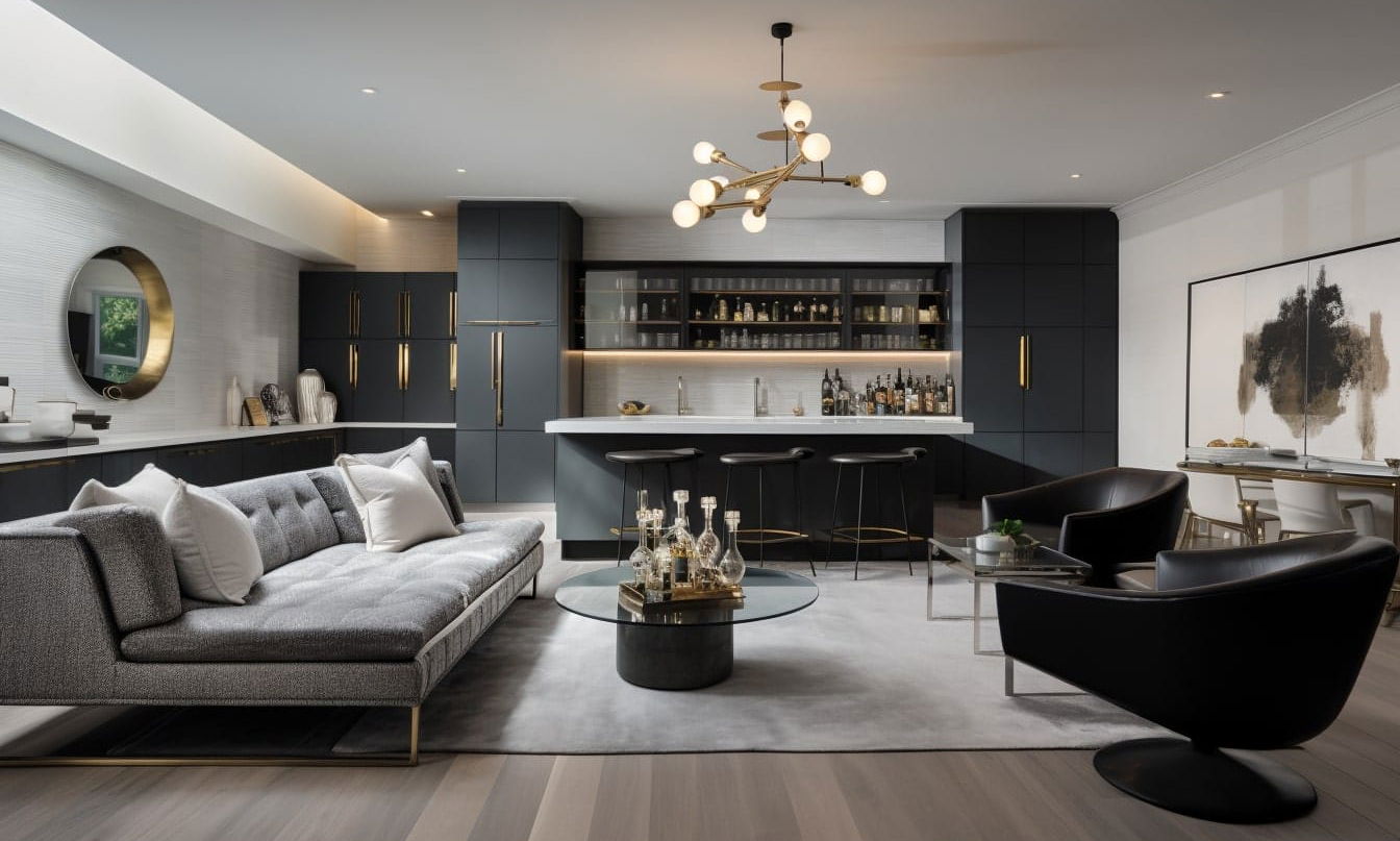 Before & After: Modern Luxury Interior Design Transformation by interior decorators in Roseville, California