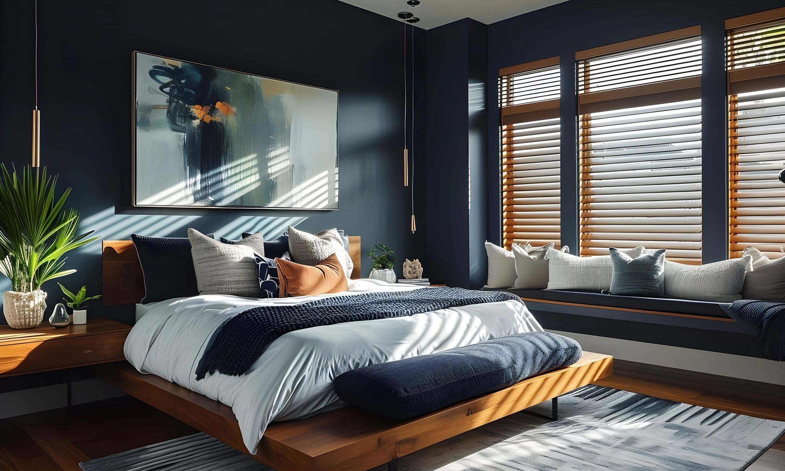 Before & After: Contemporary-Style Bedrooms, Bathrooms + Game Room by affordable League City interior decorators
