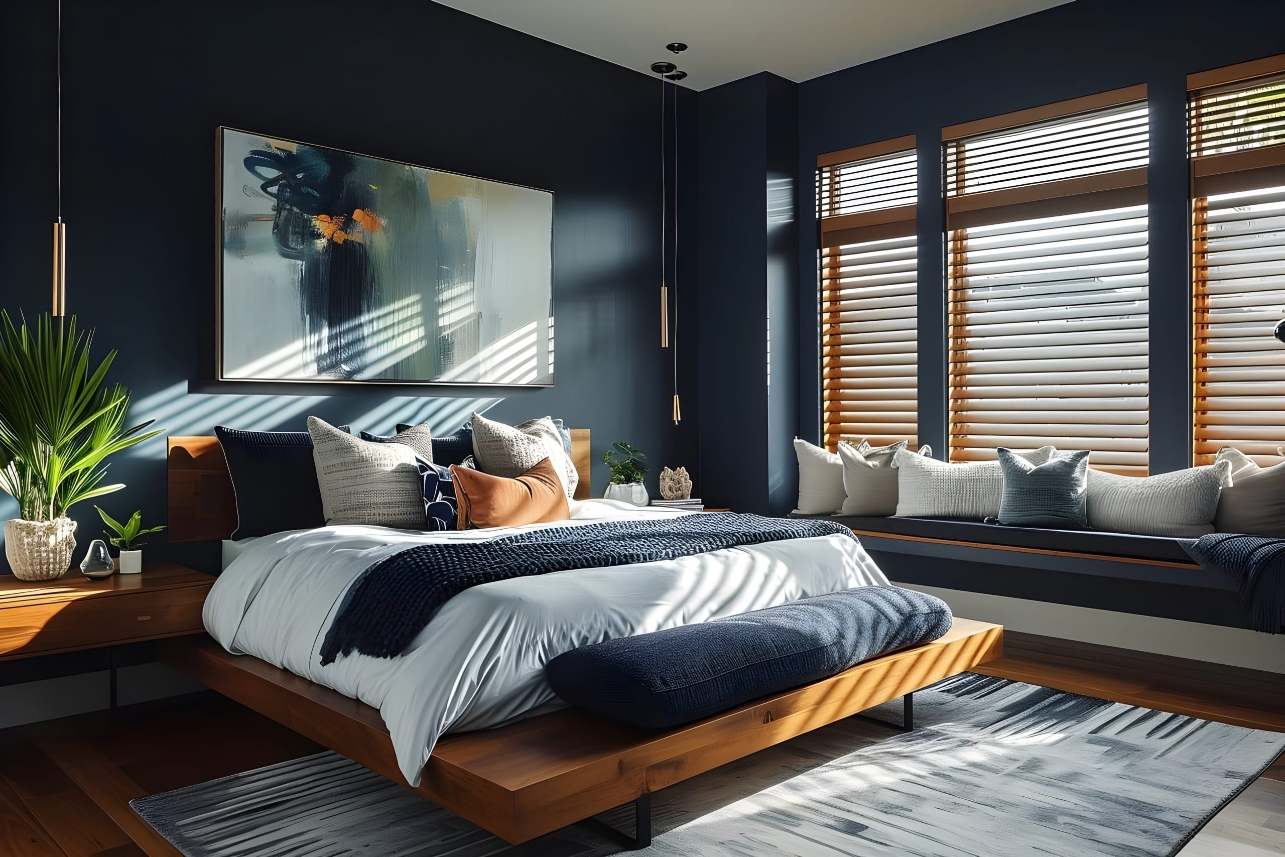 Before & After: Contemporary-Style Bedrooms, Bathrooms + Game Room by affordable League City interior decorators