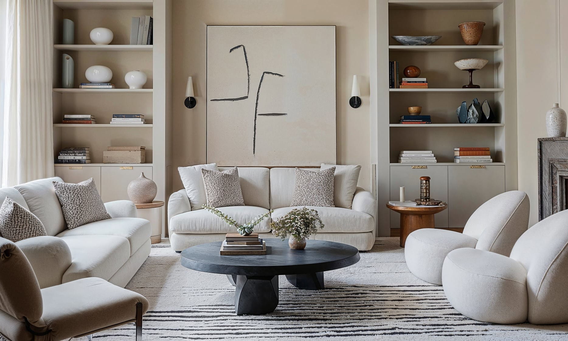 Before &amp; After: Luxury Contemporary Interior Design for a Condo by top Houston interior decorators