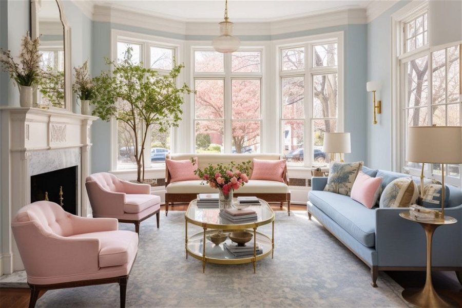Pastels for a spring home decor makeover