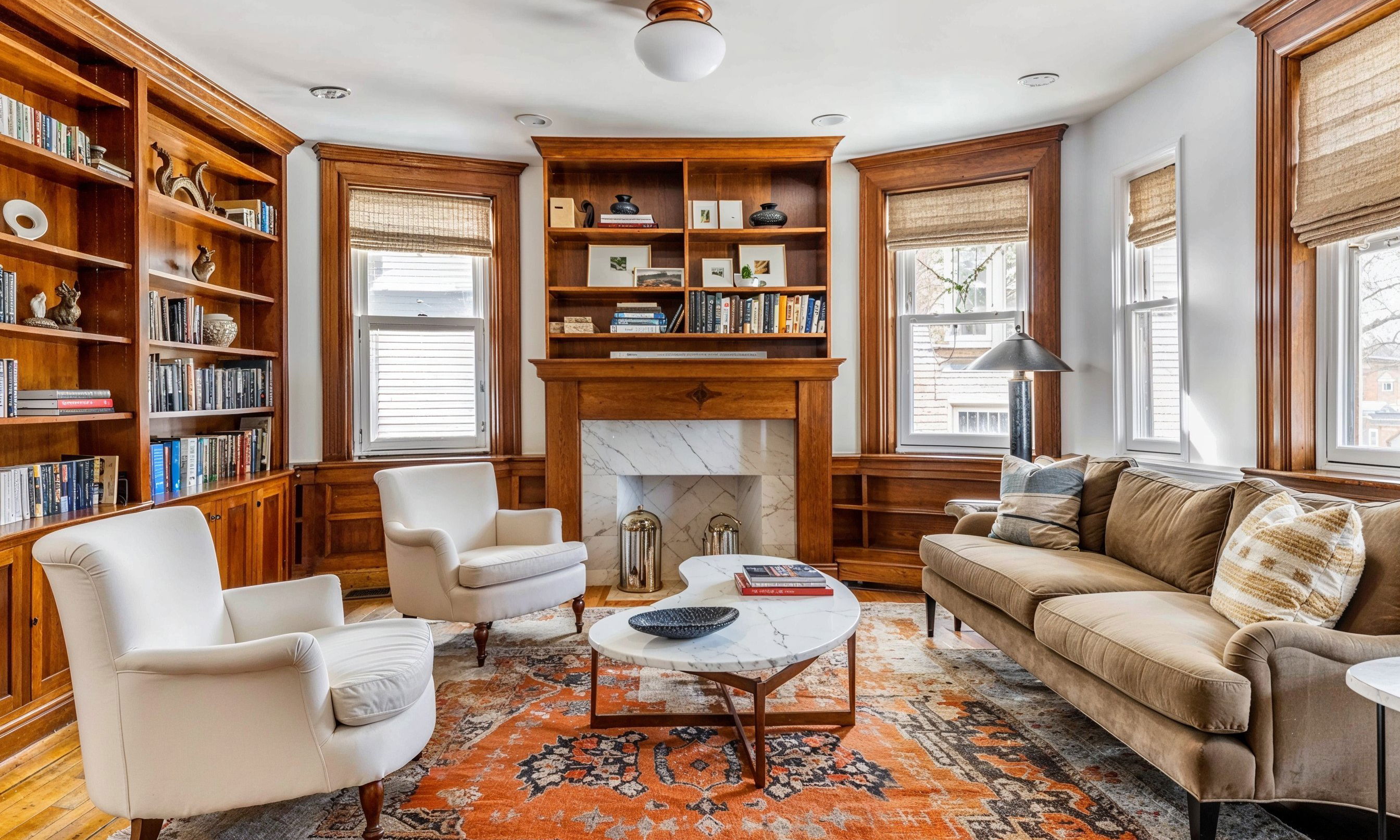 Before & After: Eclectic Mid-Century Modern Home Remodel by affordable Roseville interior decorators