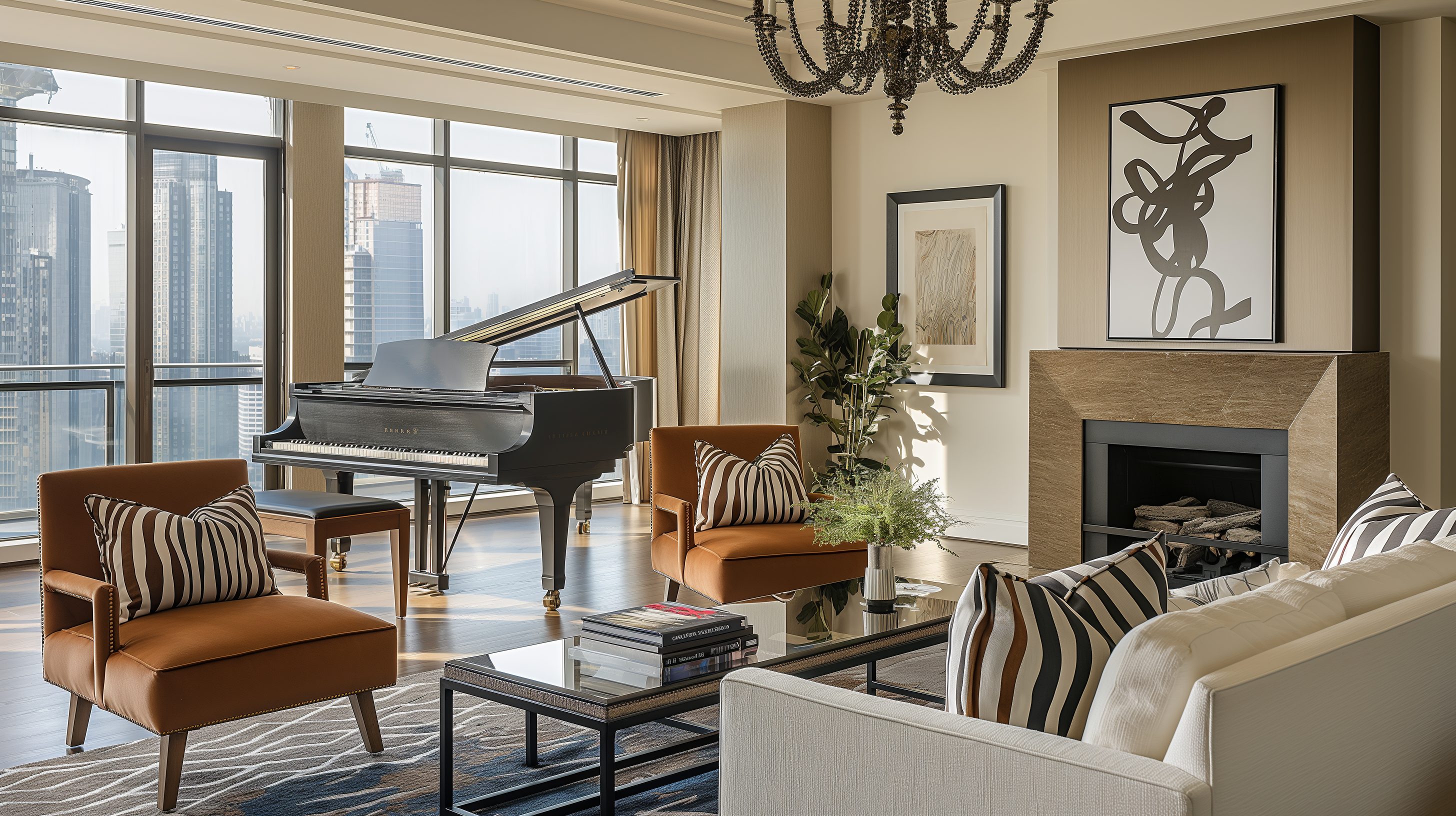 Before & After: Luxury NYC Condo Interior Design by interior decorators in New York, New York