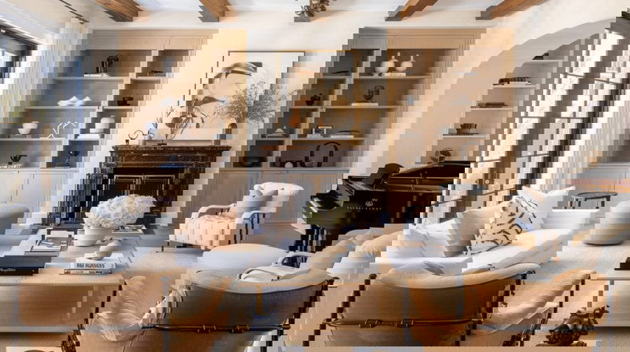kiek kainuoja interjero dizainas? - Šiuolaikinės svetainės pavyzdys