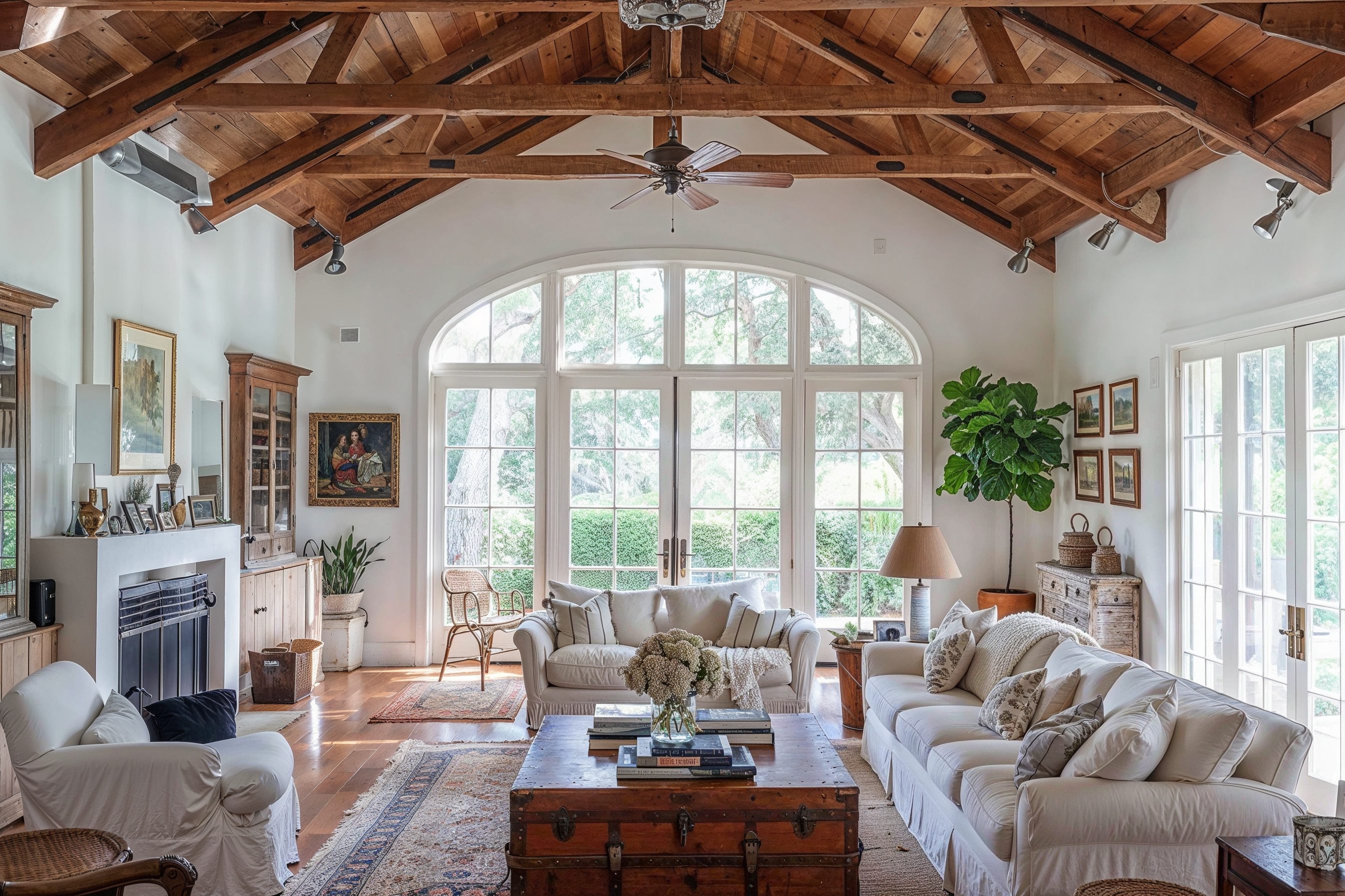 Before &amp; After: French Cottage Style Home Renovation by interior decorators in Pensacola, Florida