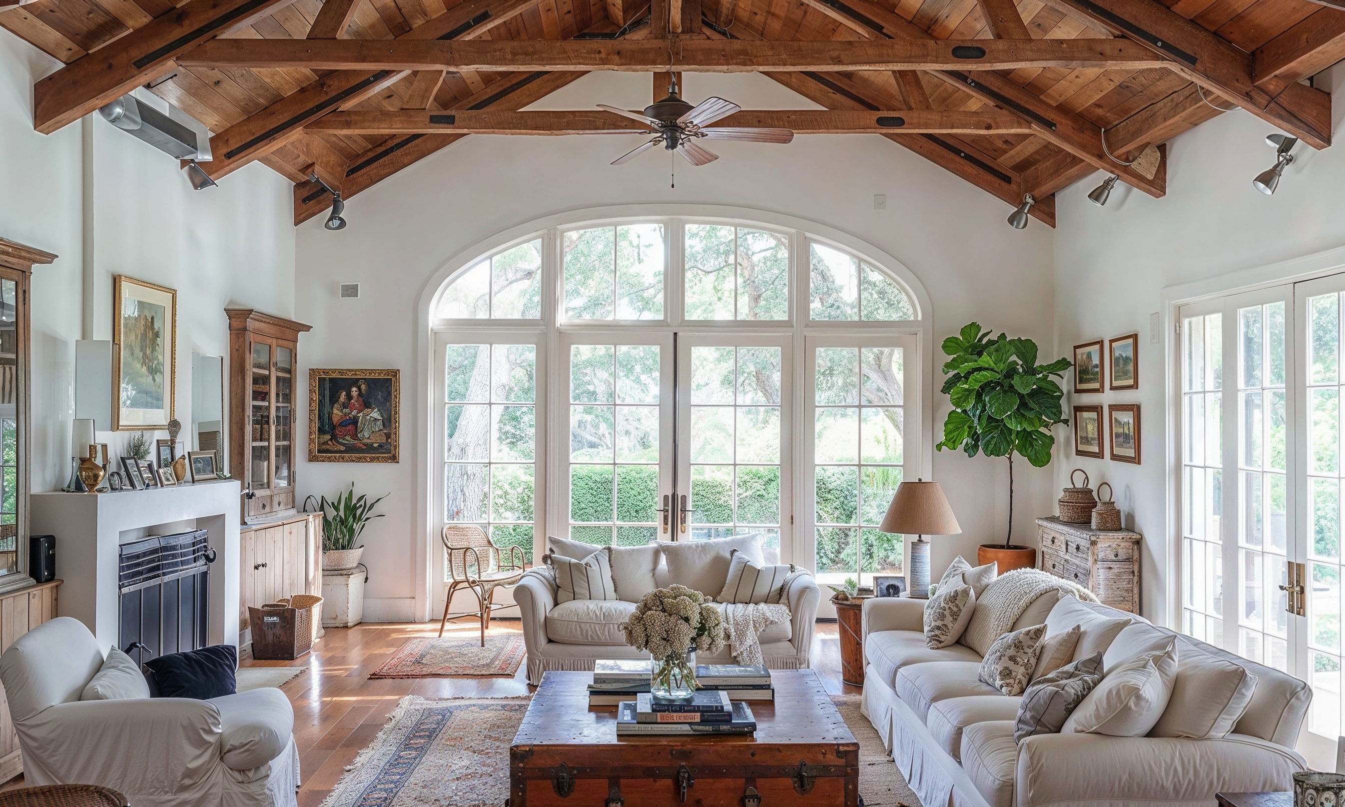 Before &amp; After: French Cottage Style Home Renovation by interior decorators in Pensacola, Florida