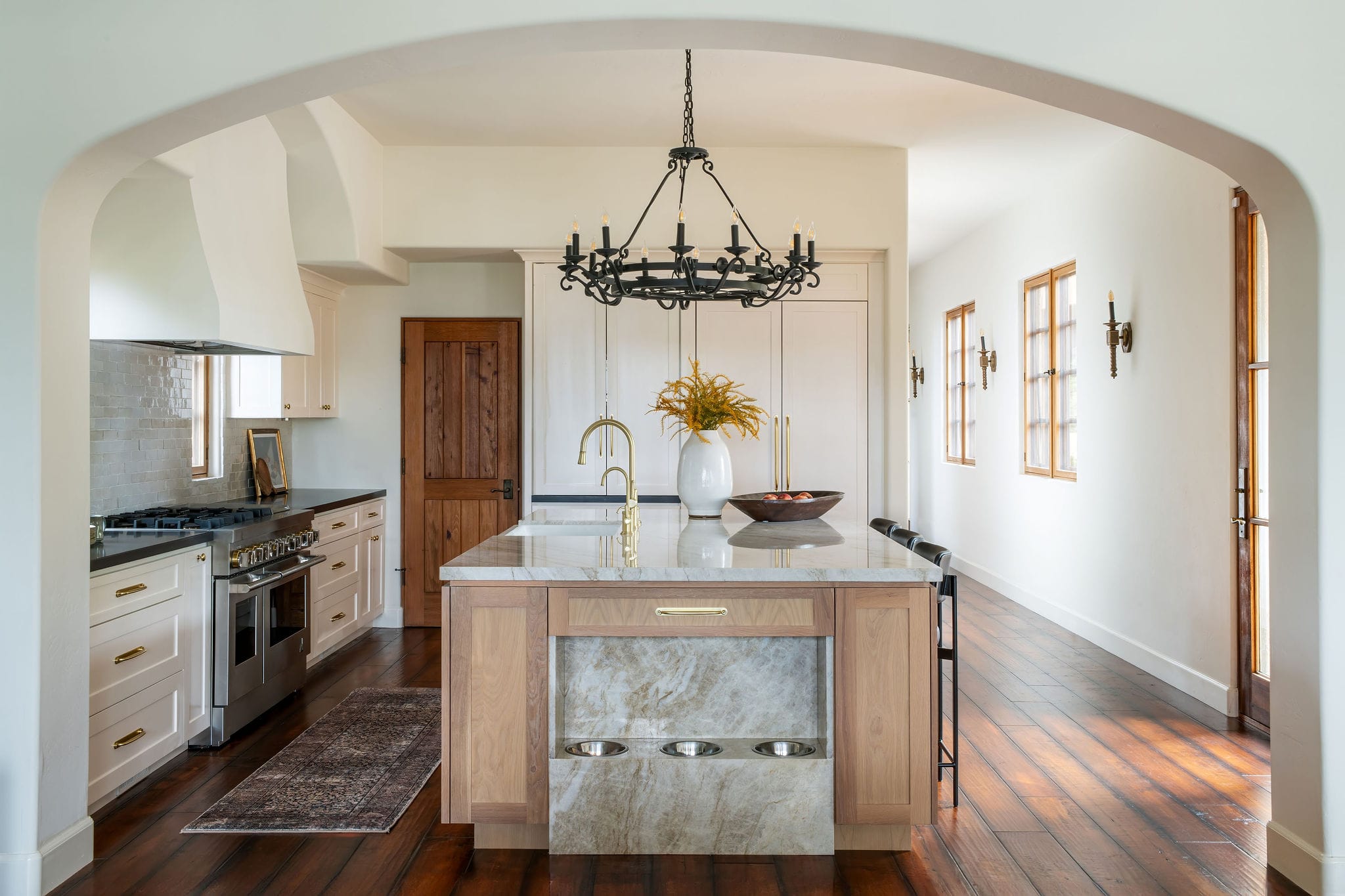 Before &amp; After: Contemporary Elegant Kitchen Design by top Macon interior decorators