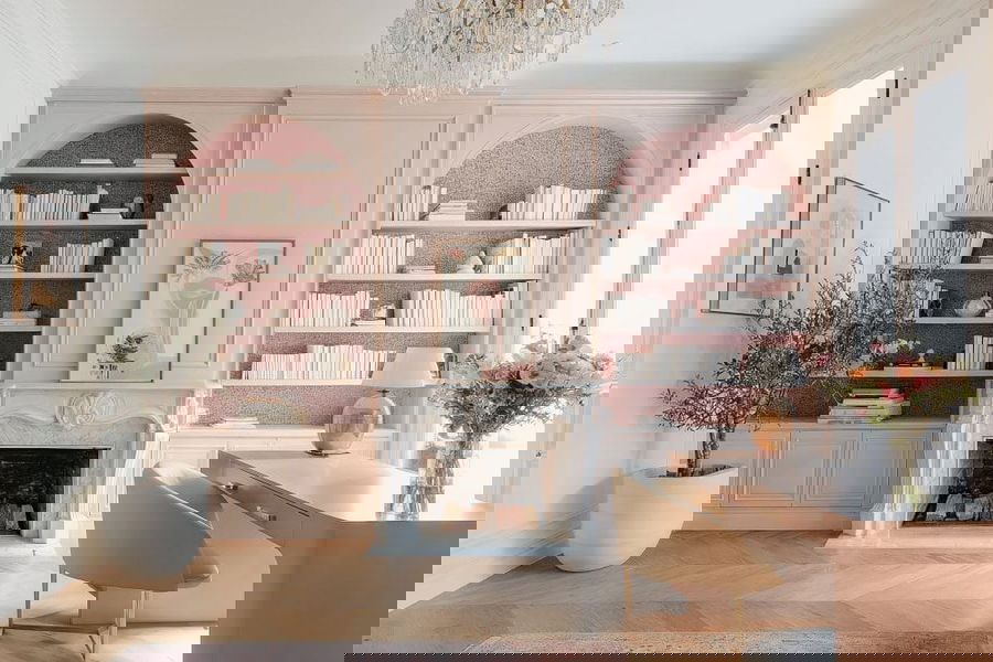 French interior style home office by Decorilla