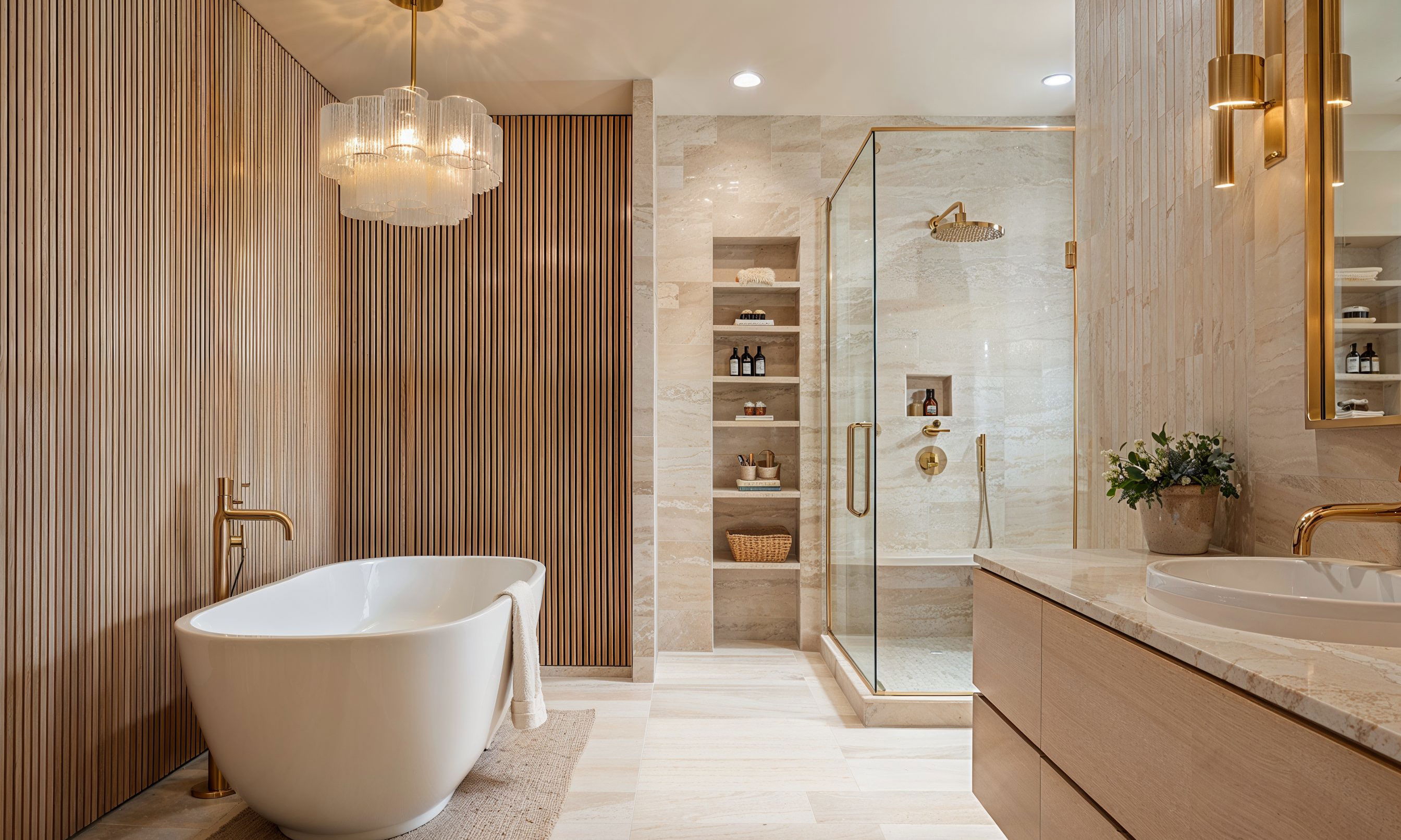 Before &amp; After: Luxury Bathroom Remodel by interior decorators in Manhattan, New York