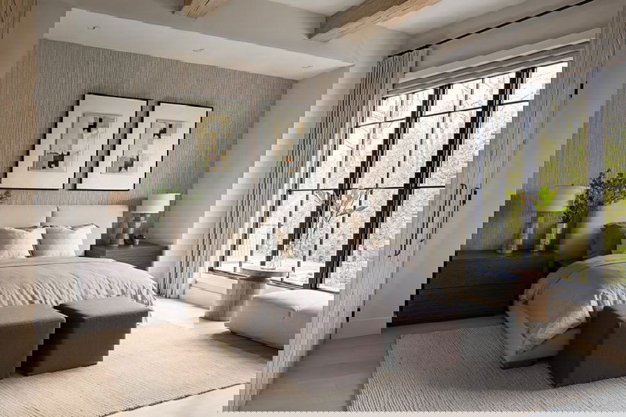 Luxury master suite design by Decorilla