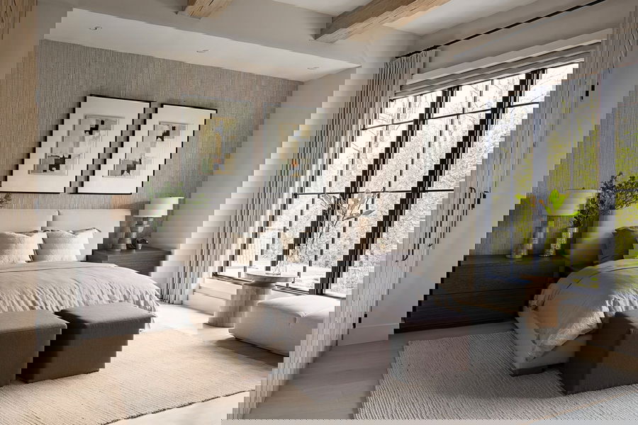 Before & After: Modern New Construction Interior Design – Luxurious Master Suite