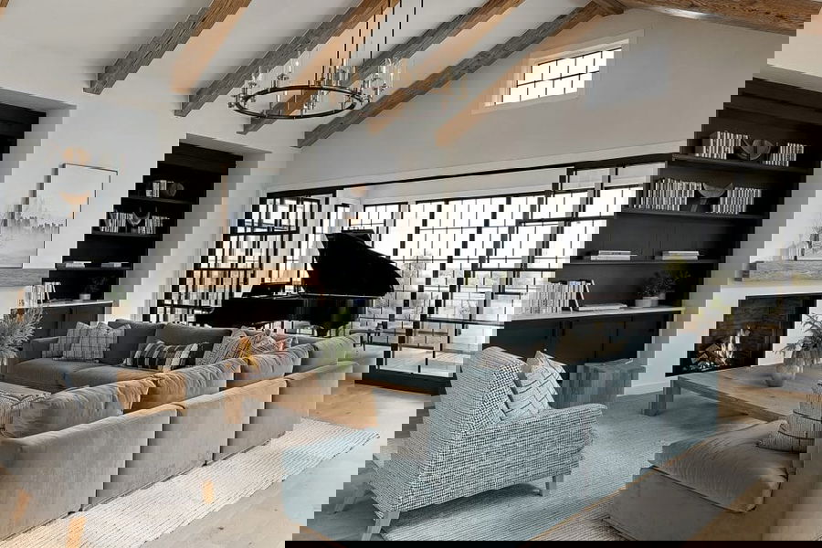 Modern new construction interior design by Decorilla