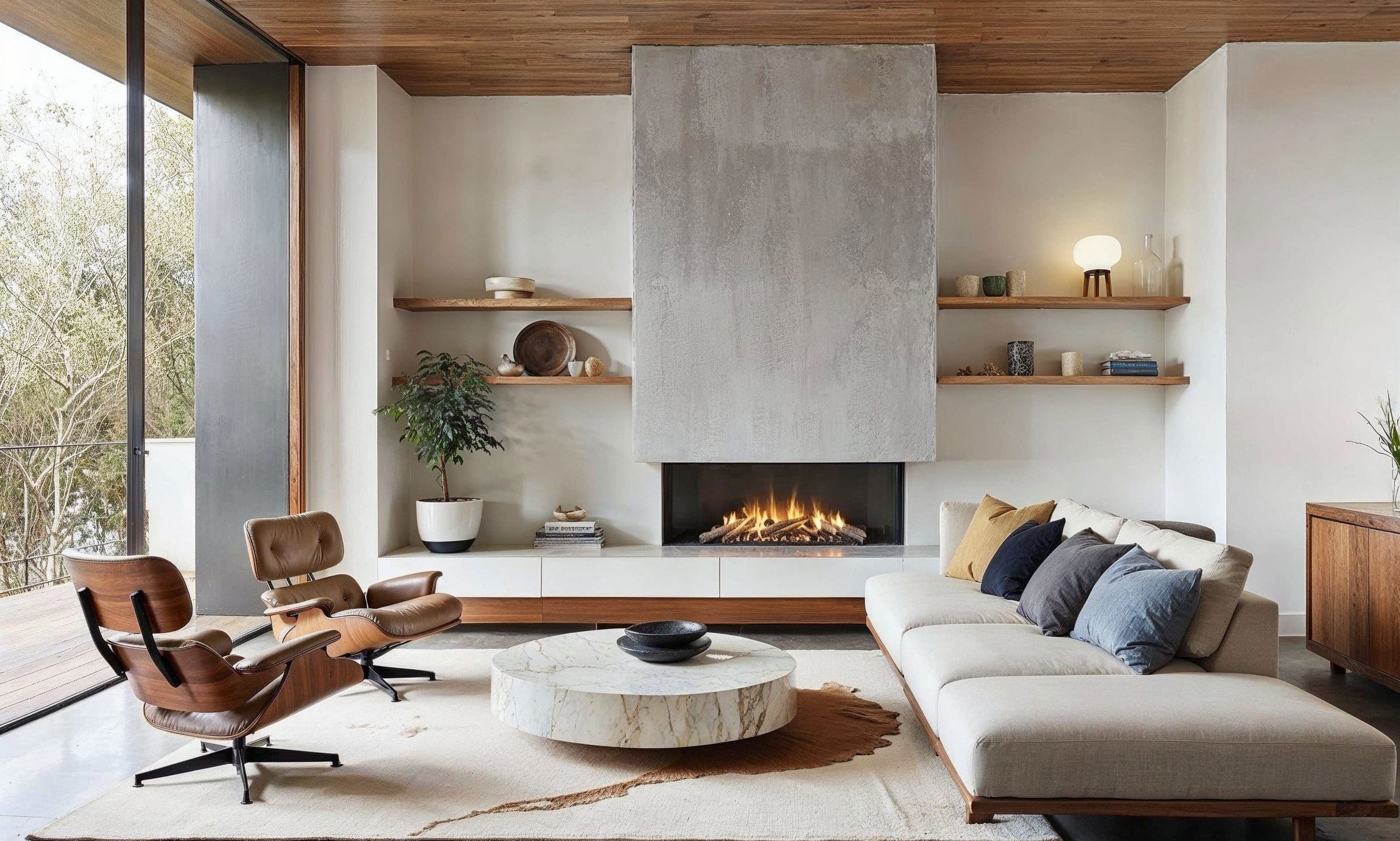 Before & After: Contemporary New House Interior Design by top Surprise interior decorators