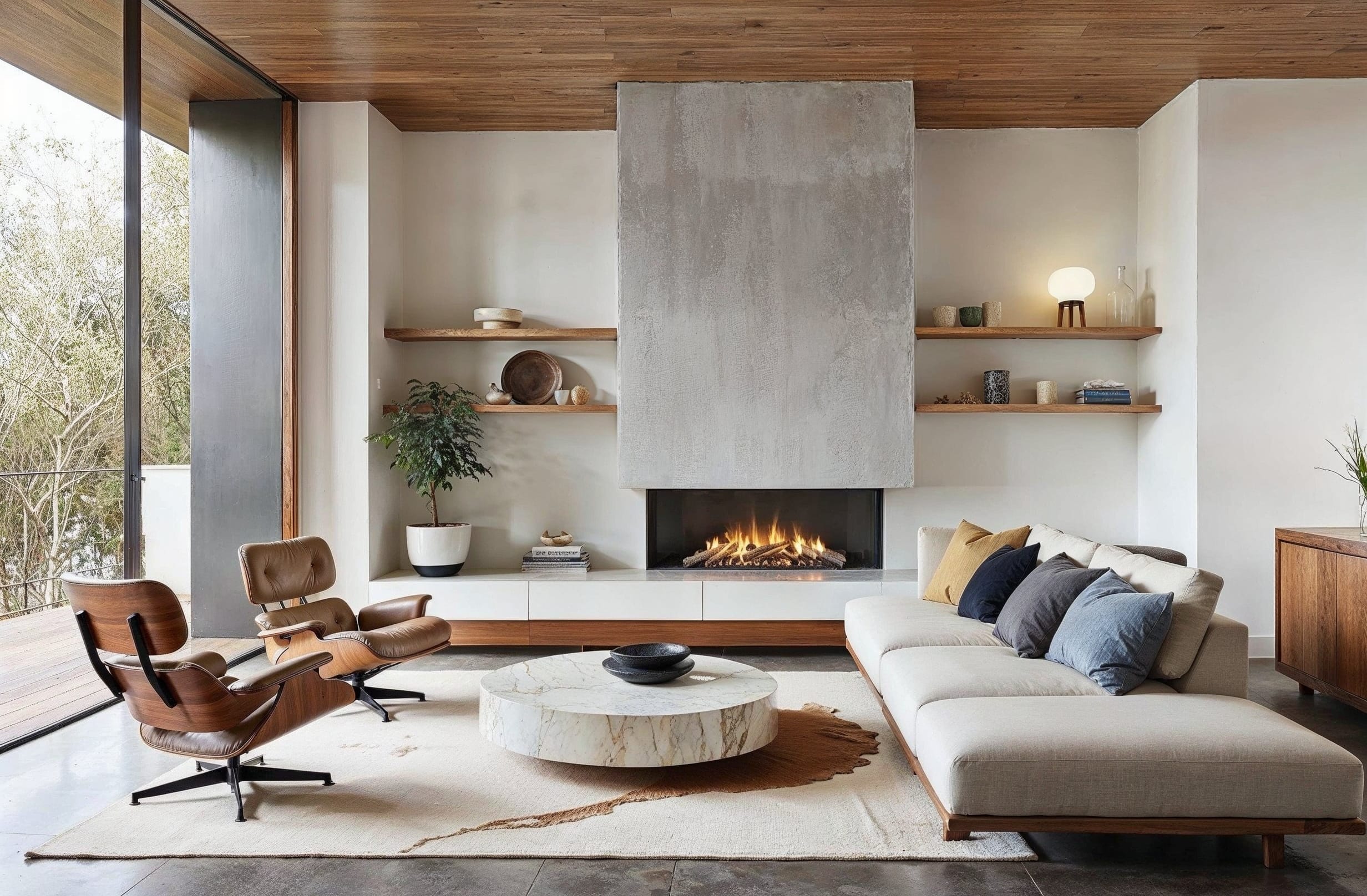 Before & After: Contemporary New House Interior Design by top Surprise interior decorators