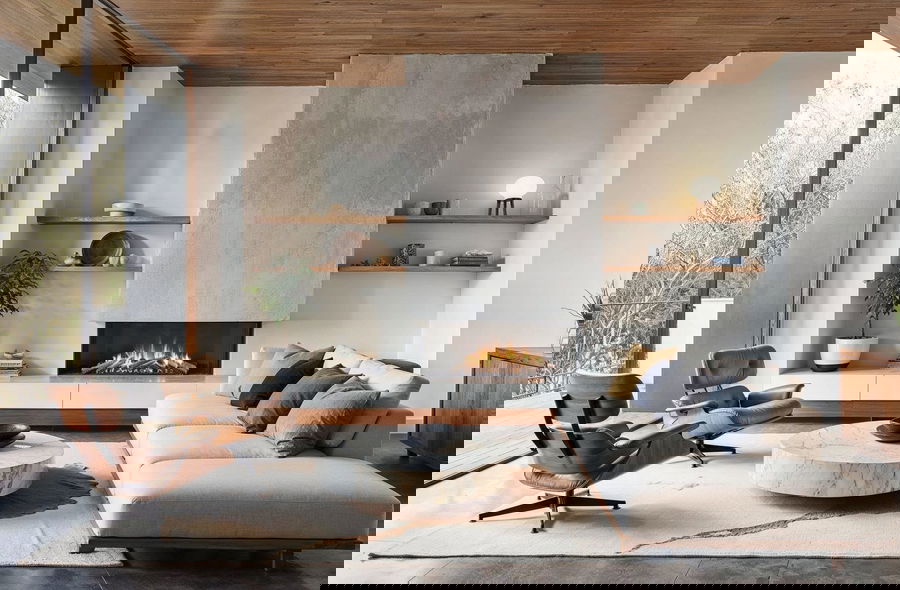 Before & After: Contemporary New House Interior Design