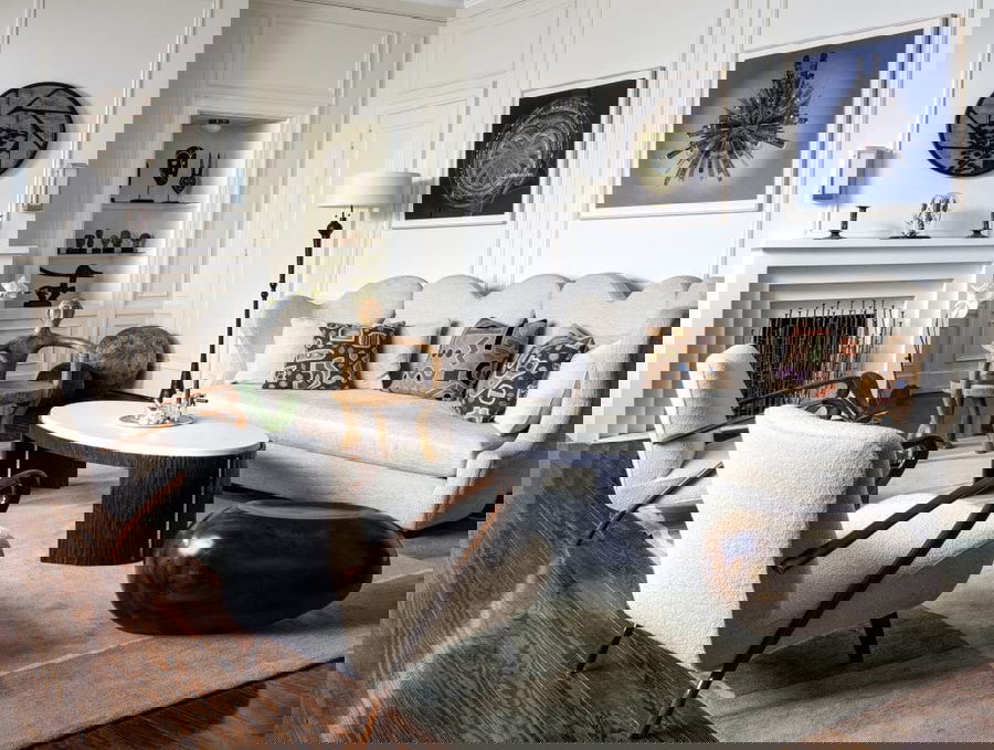 modernaus paveldo svetainė, kurią sukūrė DECORILLA dizainerė Catherine W.