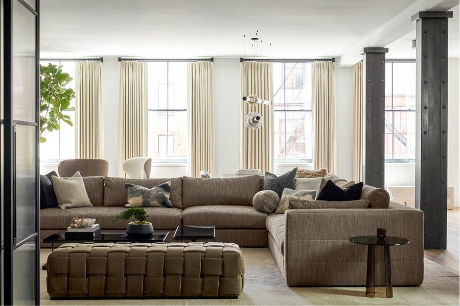 Modern timeless living room decor by DECORILLA designer, Teresa W.