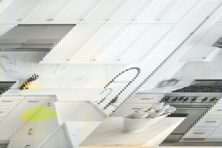 Before & After: Modern Transitional Kitchen and Bathroom Reno