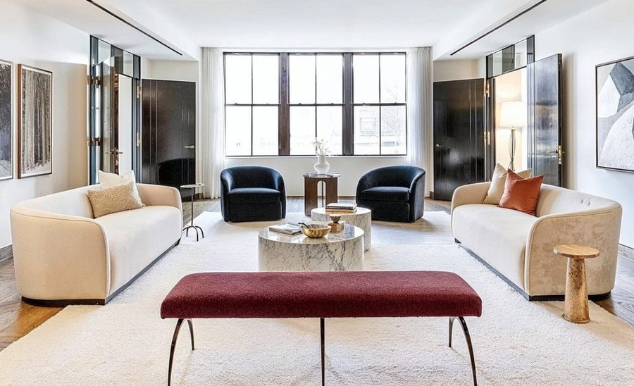 Transitional-living-room-tech-free-space by decorilla designer, Leanna S.