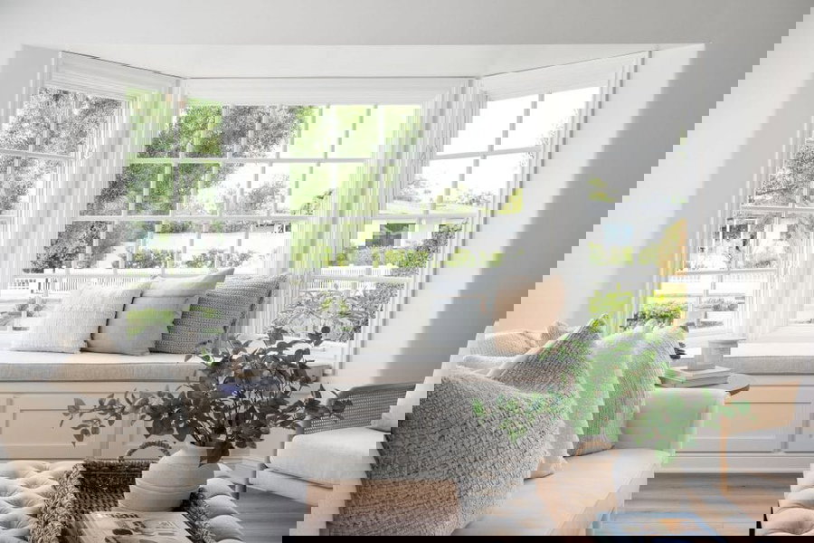 Typical Mother's Day gift ideas in a cozy living room by Decorilla designer Denise R.