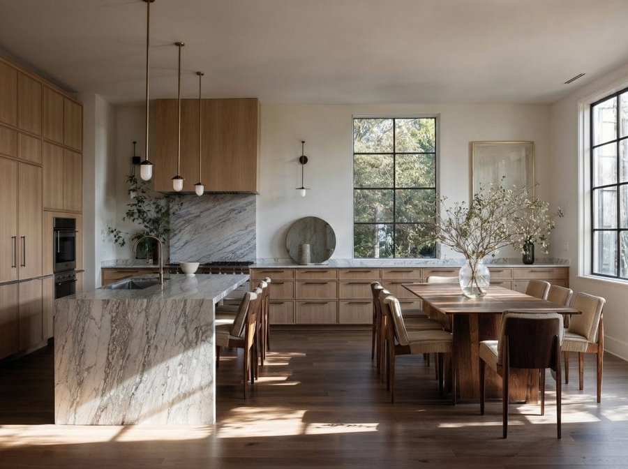 Modern transitional kitchen by Decorilla designer, Leonara M.