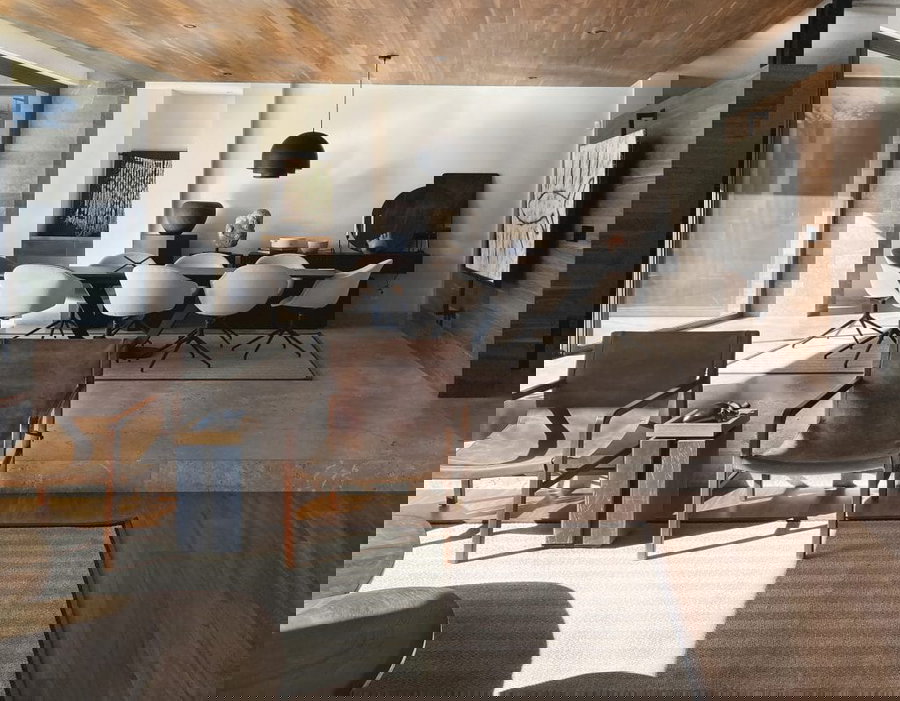 Organic modern broken floor plan by Decorilla designer, Sofia V. 