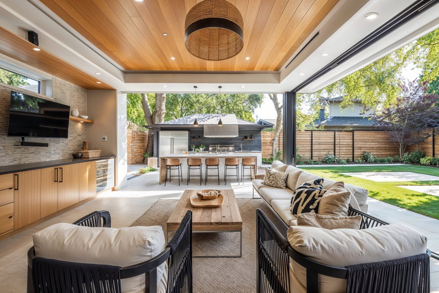 Before & After: Covered Lanai and Open Terrace Design