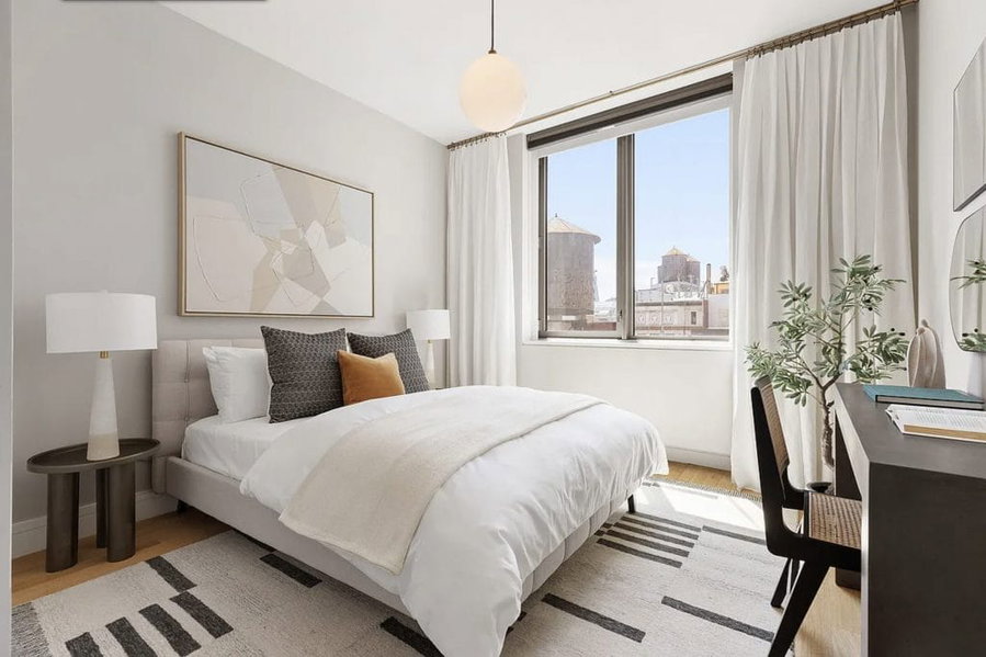 Welcoming guest suite design by Decorilla designer, Leanna S.