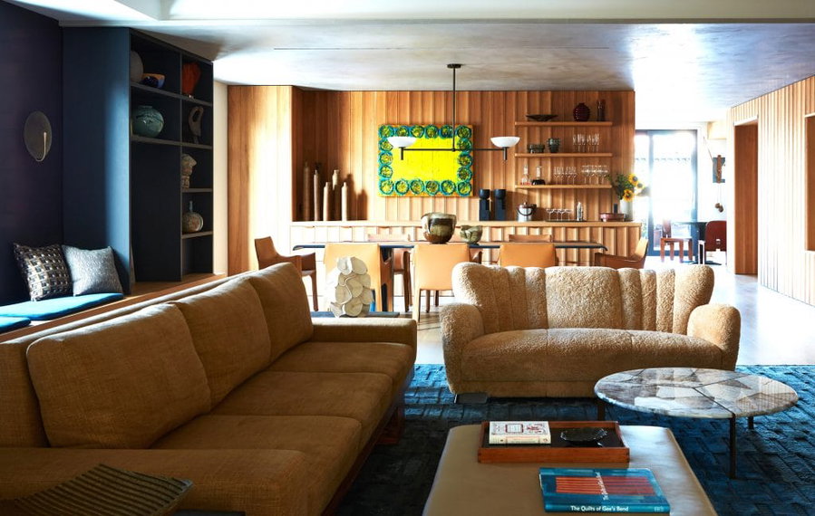 Uniquely personalized living room by Decorilla designer, Jonathan K. 