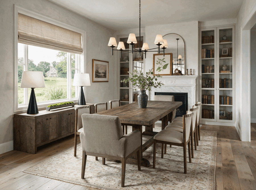 Closed kitchens and dining room design by Decorilla